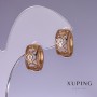 Cercei Xuping 15x8mm „placare cu aur 18K”