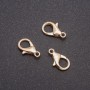 Preț pentru pachet de 10 bucăți. Închizător 14x8 mm, culoare bronz deschis (1 buc.)
