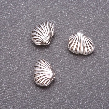 Furnitură – mărgea-inserație, diametru 10x9 mm, diametrul interior aproximativ 1,5 mm, ambalaj 20 g, ±16 buc.