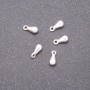 Furnitură pandantiv picătură, diametrul 7x3 mm, diametrul 0,9 mm, ambalaj de 20 g, ±110 buc