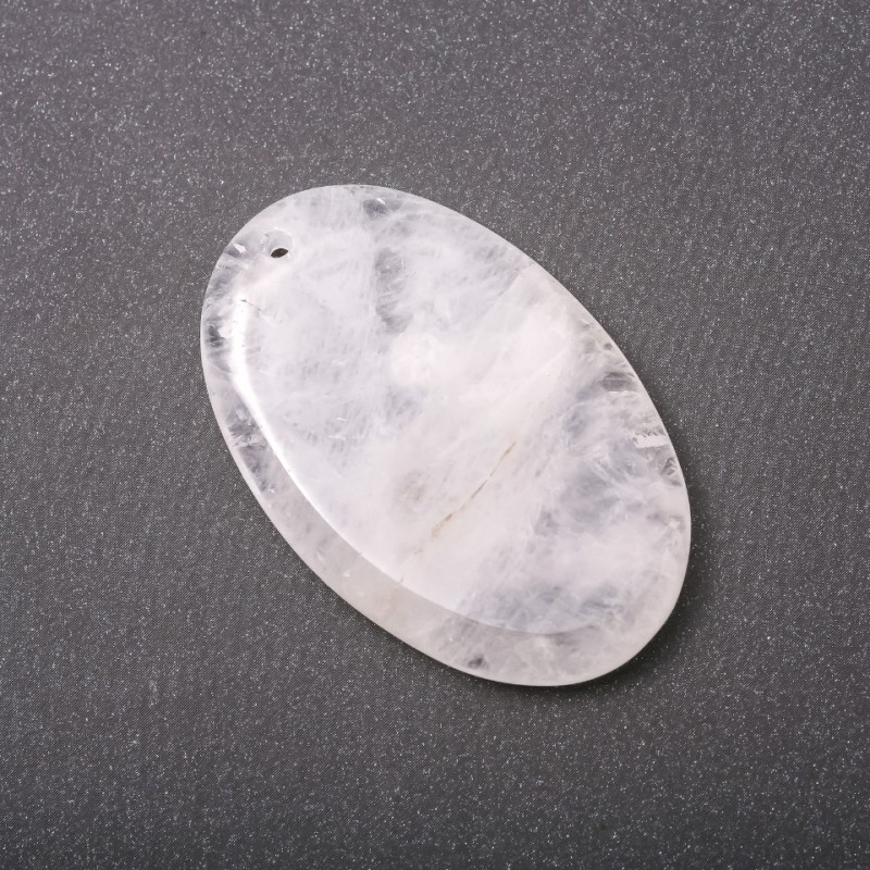 Pandantiv oval tăiat din cristal de munte 36×55 mm (+-)