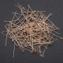 Furnitură pin cu buclă pentru bijuterii, lungime 40 mm, culoare metal galben, 0,5 kg