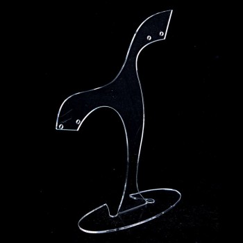 Підставка для сережок, прозорий пластик, висота 140мм