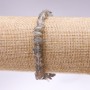 Brățară din labradorit natural, fragmente de 8 mm, lungime 18 cm, pe elastic