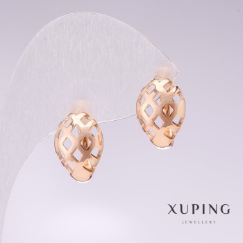 Cercei Xuping placare cu aur 18K 15x10mm