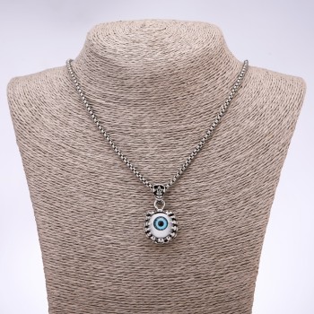 Pandantiv în stil punk-gotic, ochi, 22×25 mm, pe lanț, lungime 65 cm