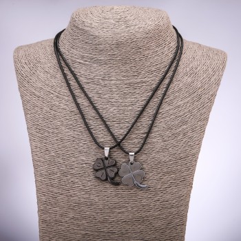 Pandante perechi pentru prietenie « Trifoi cu patru foi »