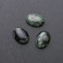 Cabochon piatră jasp oceanic sintetic 25×18 mm