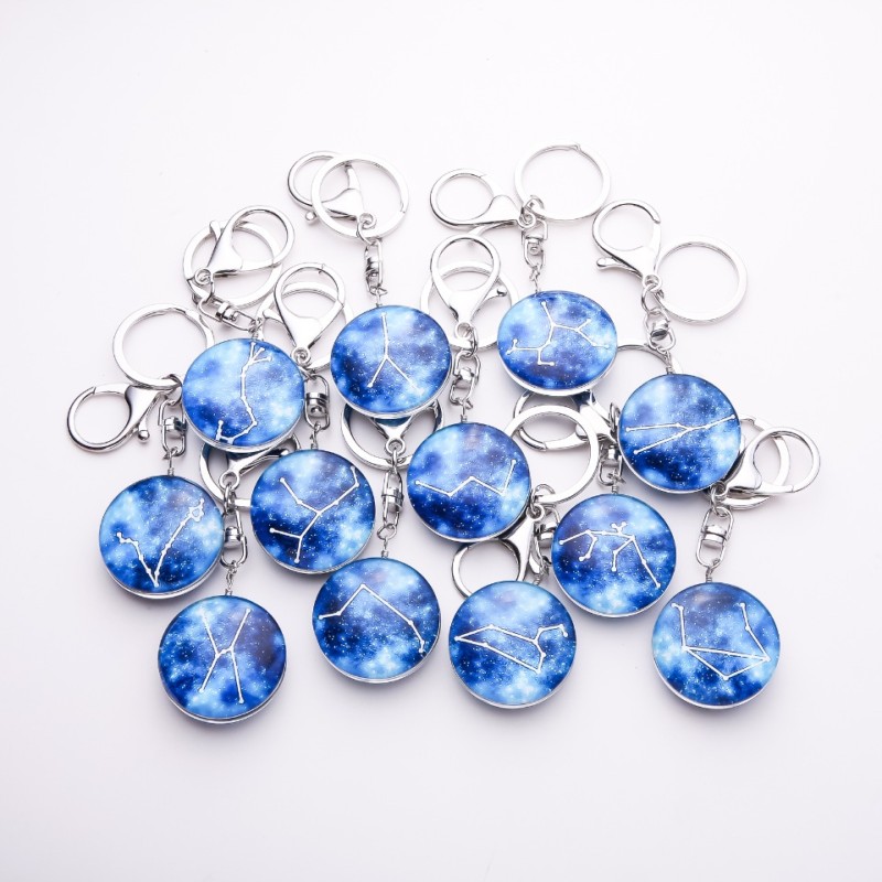 Brelocuri Zodiac - set de 12 bucăți, preț pe pachet, lungime 10 cm