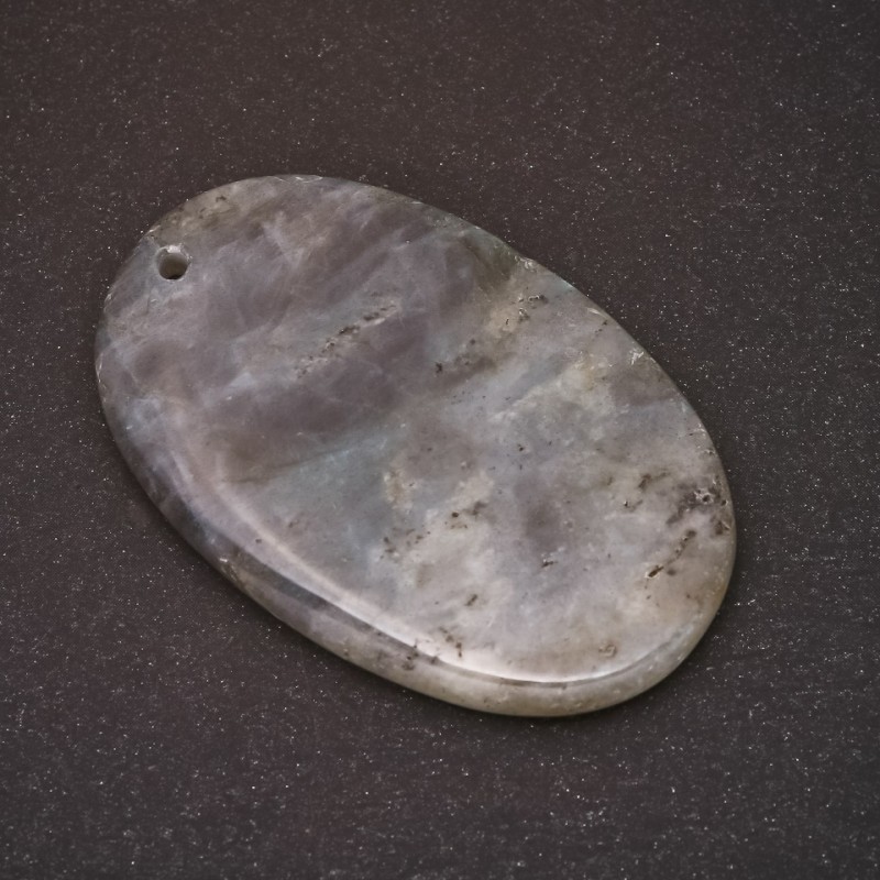 Pandantiv din labradorit natural 35x54 mm (±) geode și imperfecțiuni naturale