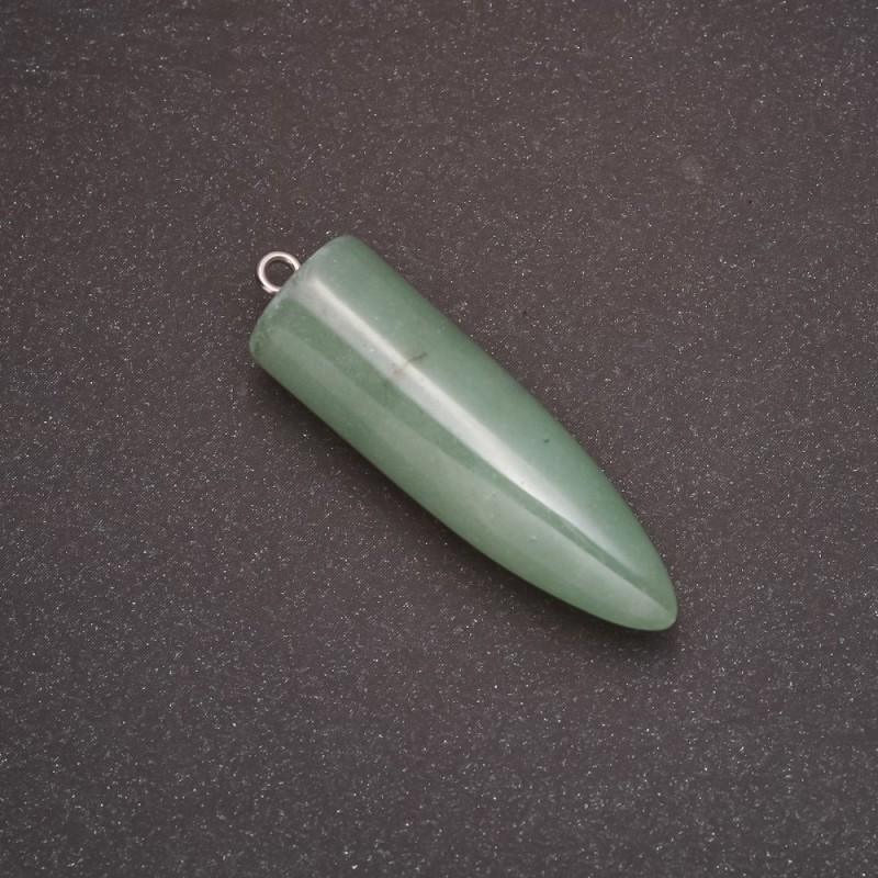 Pandantiv sferă nefrit 12x40x43 mm