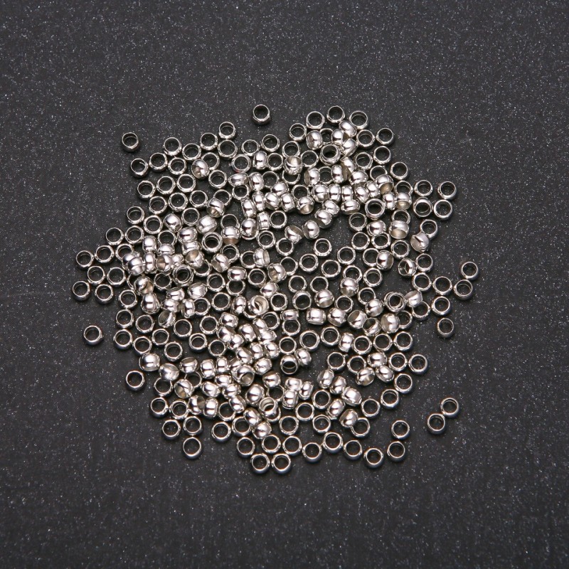 Fixatoare crimpuri «zahipi», diametrul de 3 mm, culoare argintie 8 g