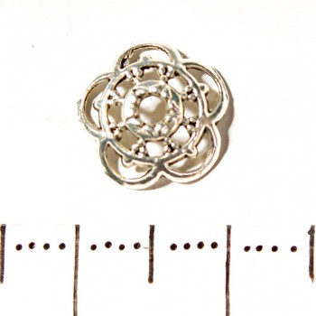 Furnitură Căpăcel Inserție Decor Ø10 mm, fason 20 g, ± 48 buc.