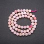 Mărgele din piatră naturală Opal roz, bile netede, diametrul de aproximativ 6 mm, lungime 38 cm
