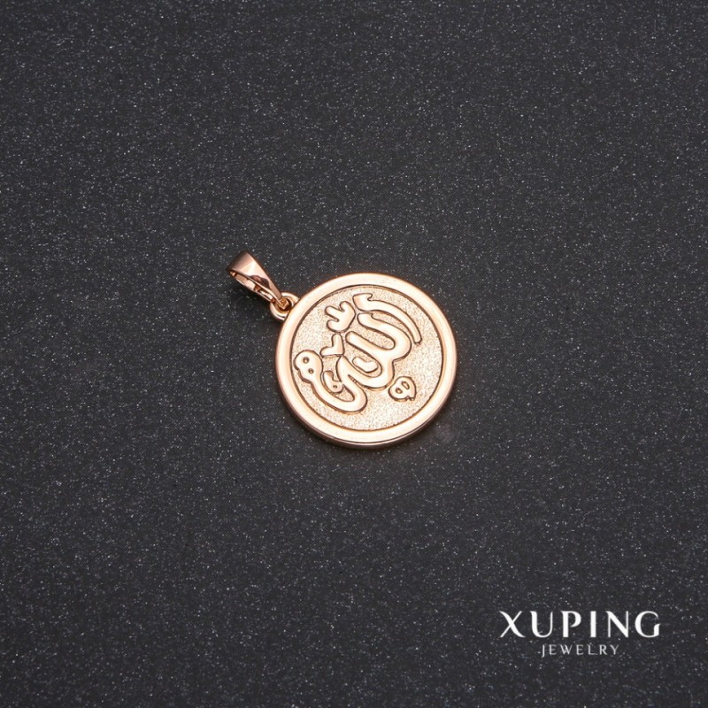 Pandant Xuping Sura 18×26 mm placat cu aur 18k