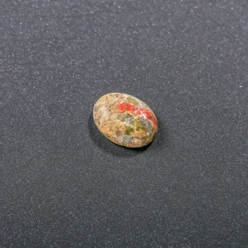 Cabochon din jasper heliotrop 20x15 mm