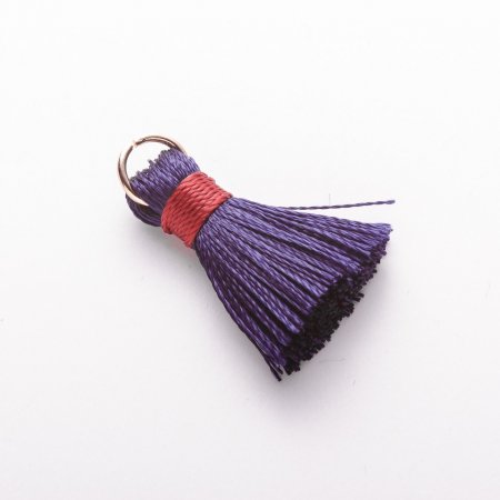 Pensulă mini din mătase cu inel, «mătase», lungime 2 cm, diametru 5 mm, preț per bucată