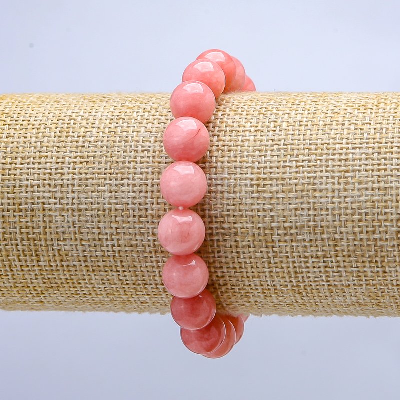 Brățară din piatră de turmalin (artificială) pe elastic, bile netede, diametrul de 10 mm, lungimea 18 cm