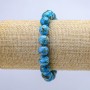 Brățară pe elastic din jasper imperial (presat), mărgele lucioase, diametrul de 12 mm, lungime 18 cm