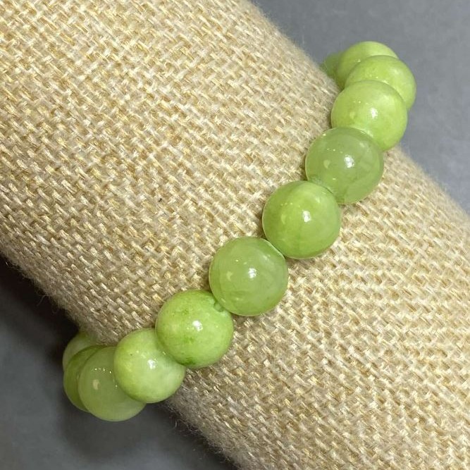 Brățară din onix pe elastic, cu mărgele netede de 10 mm diametru, lungime 18 cm