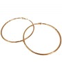 Cercei Xuping inele placate cu aur 18K, grosime 2 mm ±, diametru 70 mm ±