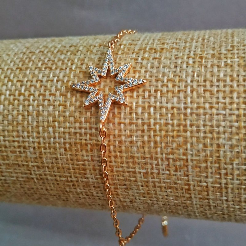 Brățară Xuping placare cu aur 18K, cu cristale albe, lungime 18–20 cm, grosime 2 mm +