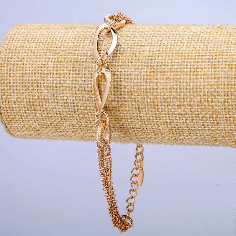 Brățară Xuping placare cu aur 18K, grosime 8 mm, lungime 20-25 cm