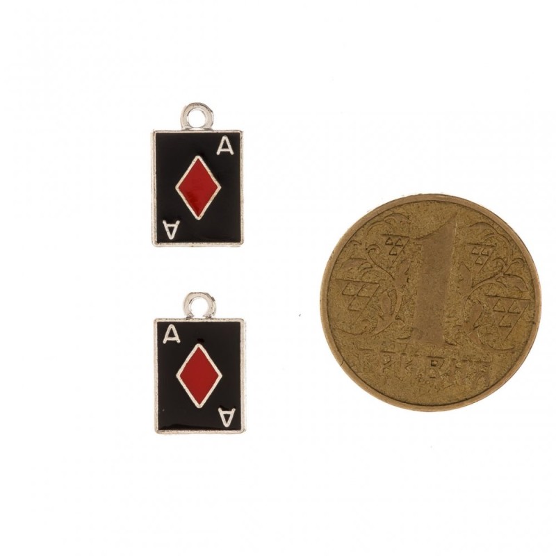 Furnitură Pandantiv Asul de Diamant, set 5 buc.