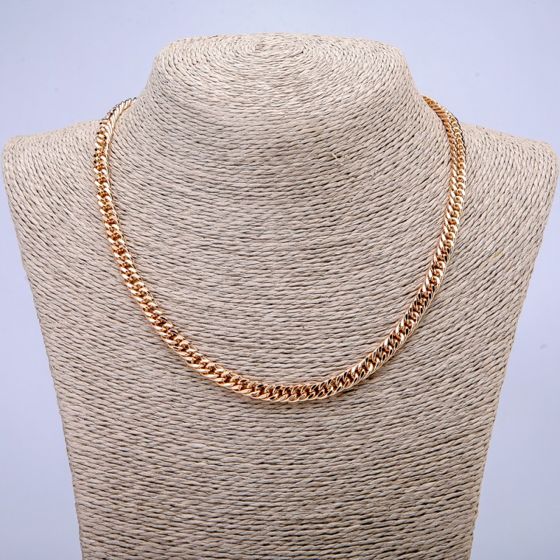 Lănțișor Xuping placare aur 18K, grosime 6 mm, lungime 46 cm.