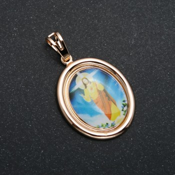 Pandantiv Xuping placare cu aur 18K icoană, diametrul 33x20 mm +