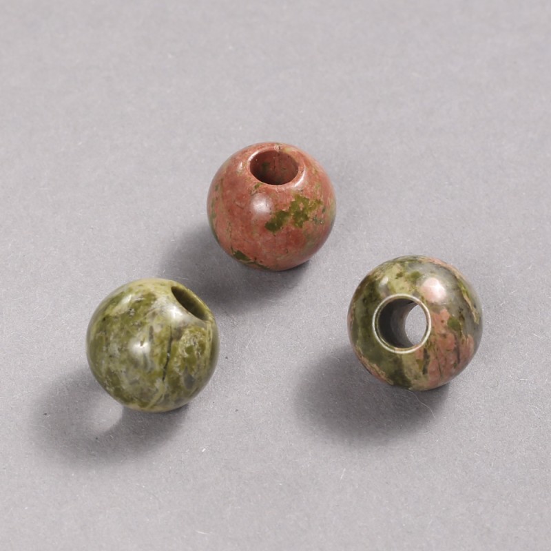 Mărgea Pandora din jasper Unakit 16x14 mm