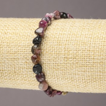 Brățară pe elastic, Turmalin tăiat la fațete, diametrul 7(±)mm