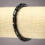 Brățară elastică din agat – cilindru neted, diametrul 10×6 mm