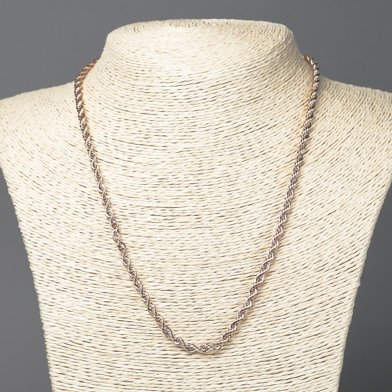 Lanț Xuping placat cu aur 18K, grosime 4 mm, lungime 50 cm