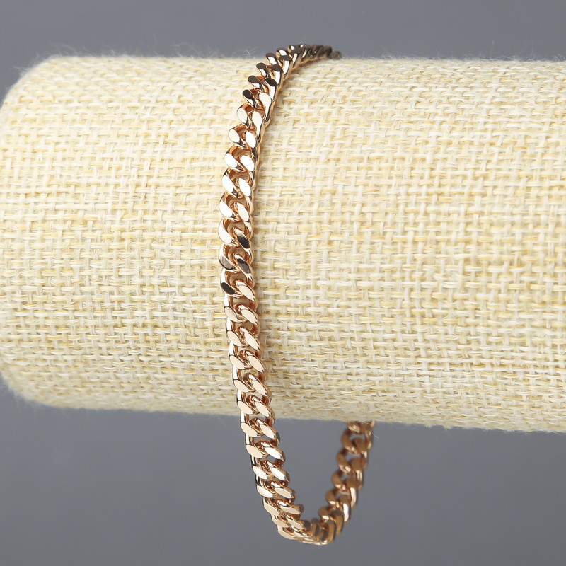 Brățară Xuping placare cu aur 18K, grosime 5 mm, lungime 20 cm