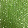 Mărgele din cristal ceh pe fir, verde deschis, transparente cu luciu de benzină, rondele tăiate, diametrul 8x6,5 mm, lungime 40-4