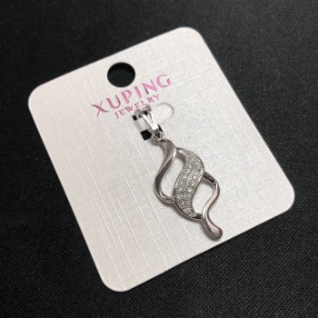 Pandantiv Xuping rodiu 35×12 mm