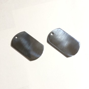 Pandantiv metalic, jeton argintiu, metal 40×24 mm, diametrul interior 2,5 mm, grosimea 1,5 mm (pentru 1 bucată)