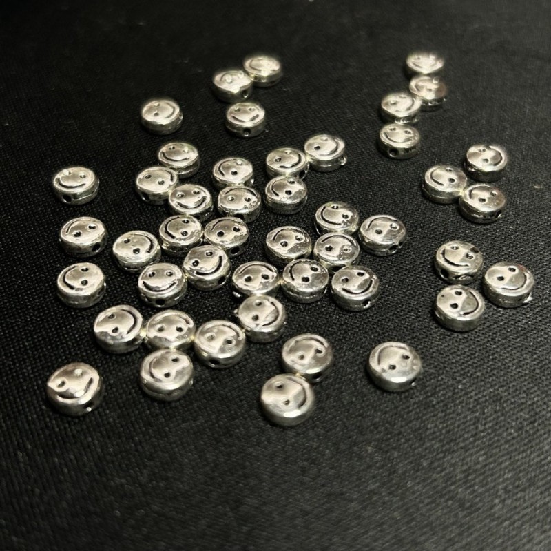 Mărgea inserție «Zâmbet», diametrul 6x3 mm, fațon 20 g, 46 buc.