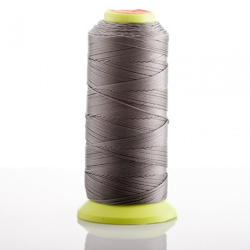Fir capron gri, bobină de 500 m, diametrul 0,9 mm, pentru handmade