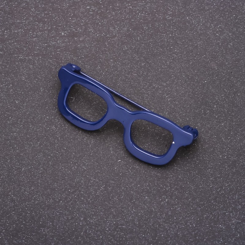 Broșă Ochelari mini albaștri 42×15 mm