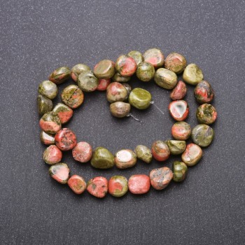 Mărgele din jasper heliotrop, fațetate, diametru de 8 mm (+/-), lungime 38 cm