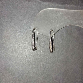 Știfturi pentru cercei din metal deschis 19×3 mm — pereche