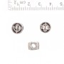 Mărgea Pandora «Ancoră în cerc» Ø 10 mm, diametru 5 mm, fason 20 g, +/- 9 buc.