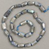 Mărgele pe șnur din labradorit, tăiate 11×7 mm, lungime 44 cm+