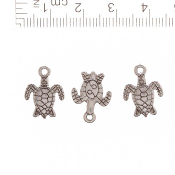 Furnituri - Pandantiv scoică marină 1 cm, ambalaj 20 g (20 buc.)