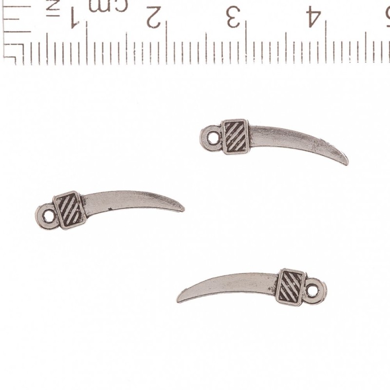 Furnitură Pandantiv sabie 20 mm, ambalaj 20 g, aproximativ 65 buc.