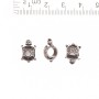 Furnitură – Mărgea Pandora «Țestoasă» 13×9mm, diametrul găurii 5mm, greutate 20 g, +/-12 buc.