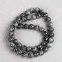 Mărgele labradorit, piatră naturală, bilă netedă, diametrul de 8 mm, pe fir