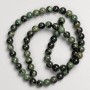 Mărgele din jasper oceanic, formă sferică netedă, diametrul 6,5 mm, lungime 39 cm